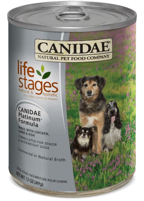 Canidae is another brand of dry dog food that closely resembles a pet's ancestral diet. Canidae Platinum Dog Food, Can