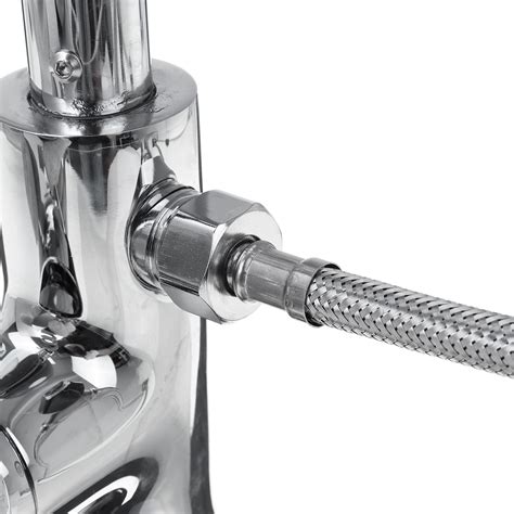 The kitchen swivel tap aerator will typically save a household an average of more than 30,000 litres of water a year as most kitchen tap flows at a rate of around 15 litres per minute. Chrome Kitchen Faucet Dual Sprayer Swivel Spout Spring ...