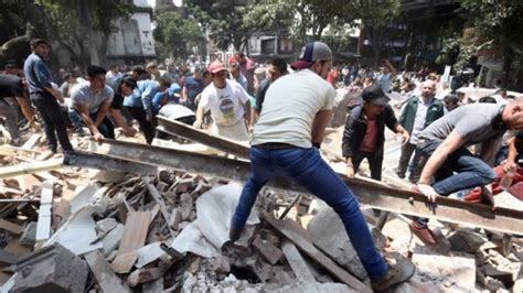 Destrucción casi total de dicha población. Sismo en México (set-2017): las fotos y videos de gente ...