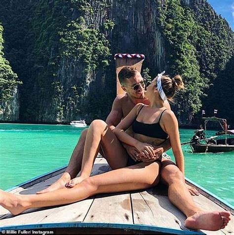 'i'm the star of everyone's snapchat stories, screaming my head off, dancing on tables, running through water fountains, breaking my shoes, getting naked. Love Island Australia's Millie Fuller and Mark O'Dare ...