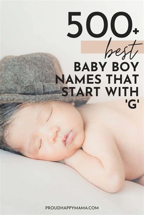 Irish, meaning a person of . 500+ BEST Baby Boy Names That Start With G Unique & Cool