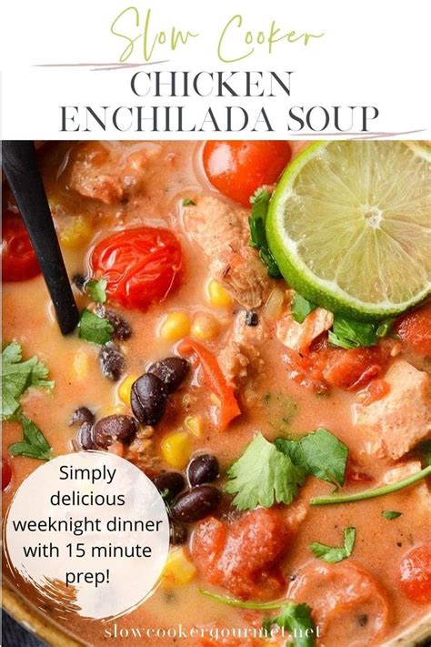 If you cannot make edikaikong, just run to my youtube channel now and change your story for i have just uploaded a very detailed video for your. Slow Cooker Chicken Enchilada Soup in 2021 | Soup recipes ...