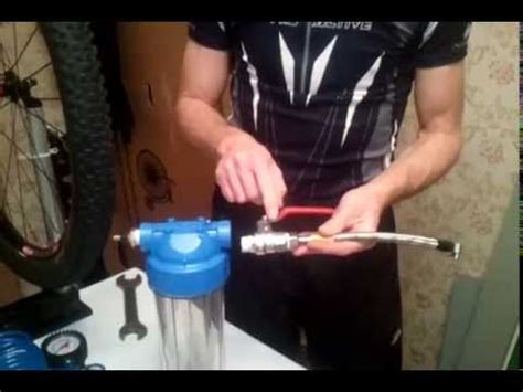 How to install your tubeless setup. how to inflate tubeless bicycle tire using water filter ...