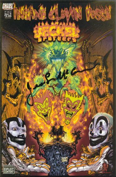 Podczas meczów imponują siłą zagrywanych przez siebie piłek. Insane Clown Posse 1 A, Sep 1999 Comic Book by Chaos! Comics