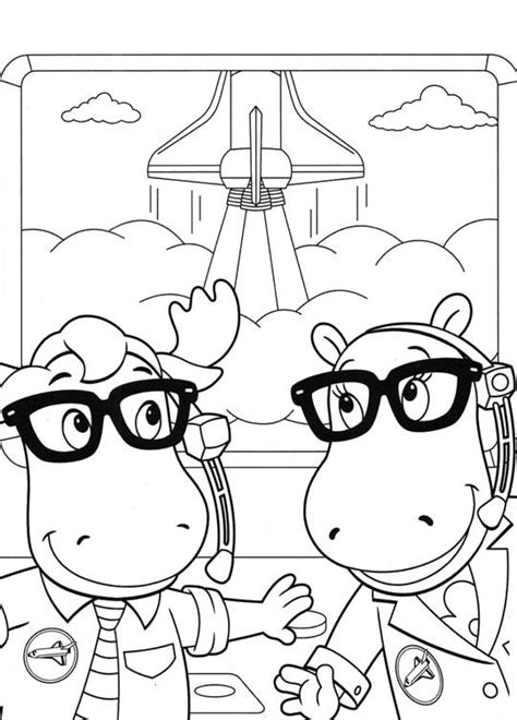 100% free, no strings attached! Backyardigans Uniqua And Tasha Is Very Happy Coloring ...