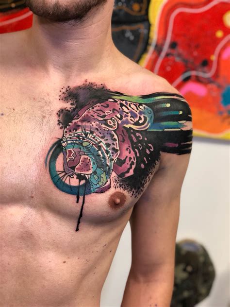 My first Tattoo. Inspired by a DMT trip which helped me get over some ...