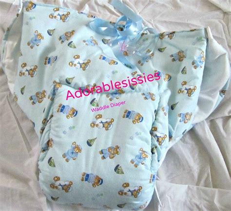 I am not a baby! Waddle Diaper for ABDL for Adult Sissy Baby Adult Baby Sissy