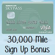 We did not find results for: U.S Bank Ups The Sign Up Bonus Korean Air SKYPASS Visa Signature Card To 30,000 Miles (From ...