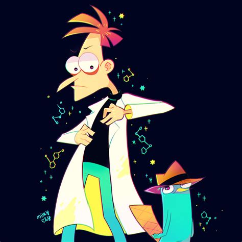 And it seems everyone else is still obsessed too! Dr.Doofenshmirtz and AgentP by modanspank on DeviantArt