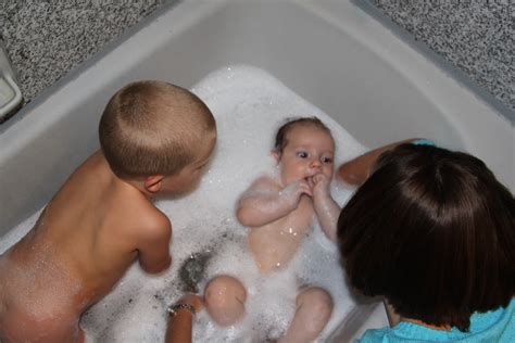 The showers had nothing to do with fire. Team Thompson: Bath Time