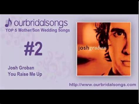 Choosing our top 10 songs was like choosing your favorite child (you're not supposed to and—even if there's a clear winner—you might feel guilty doing it). Top 5 Mother Son Wedding Songs - YouTube