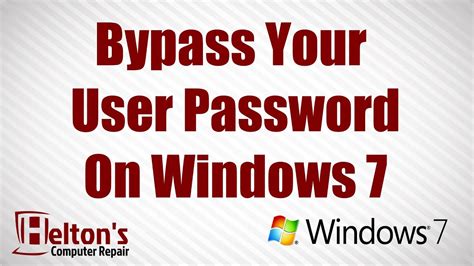 Three windows bypassing tools are recommended in this tutorial to help you bypass windows 7 password. How To Bypass the User Password with a Windows 7 DVD - YouTube