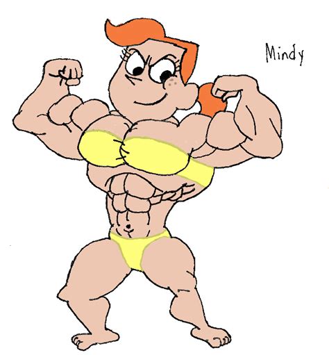 Okay, so what you do here is you think of a scene where sandy grows/flexes her muscles, like in musclebob buffpants, christmas who,. Buff Mindy by TheFranksterChannel on DeviantArt
