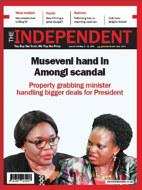 IN THE INDEPENDENT: Museveni's hand in Amongi lands saga