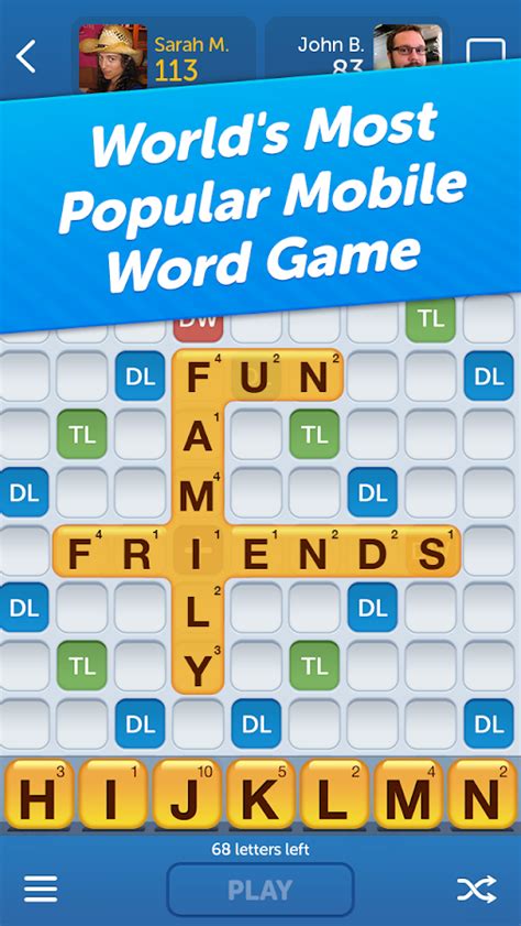 And with instant play, many games require no installation. Words With Friends - screenshot