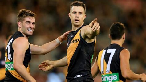 Birinci sınıf tigers dion prestia ve josh caddy richmond partisine katılmak için tam zamanında. AFL trade news: Richmond lost Brett Deledio but improved ...