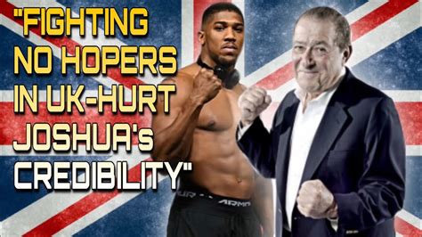 In june 2017, mcinnes disavowed the planned unite the right rally in charlottesville, virginia. THE RELAY: Arum rips Anthony Joshua "No hopers in UK-Hurt his credibility" is uncle bob right ...