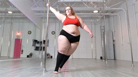 Love dressing up, shopping, diy and stories? Plus-size Pole Dancer Is Beating Obesity One Spin At A ...