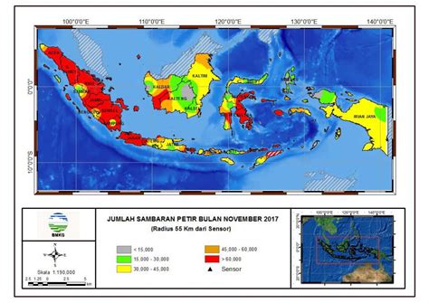 Blt bpjs ini untuk para pekerja dengan gaji kurang dari rp 5 juta. Peta Sambaran Petir Bulan November 2017 | BMKG