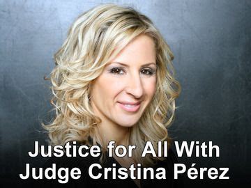 We have a record for a cristina perez living at an address in bognor regis po22. JUDGE CRISTINA PEREZ | "FAVORITE T.V. SHOWS" | Pinterest