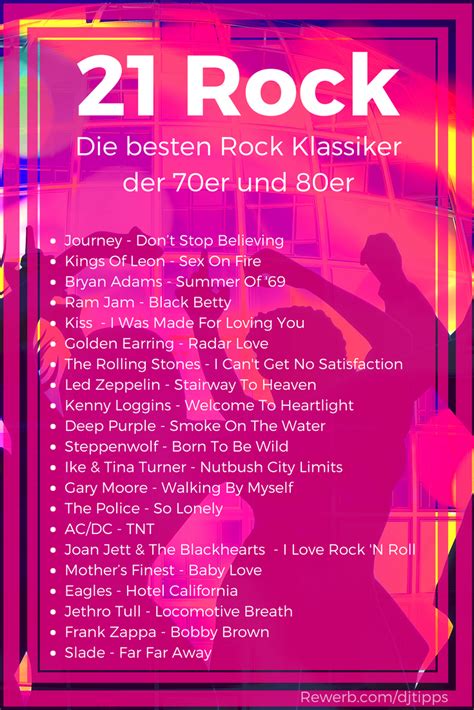 Sämtliche accessoires sind in poppigen farben erhältlich. 21 Rock Klassiker - Die besten Songs der 70er und 80er ...