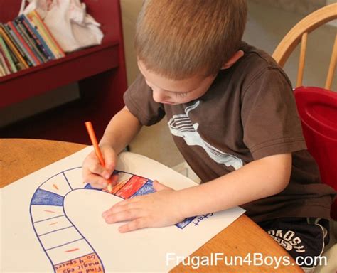 Math board games for preschoolers. Learn Preschool Math with a Homemade Board Game