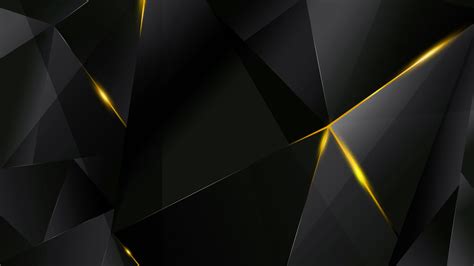 Check spelling or type a new query. Wallpapers - Yellow Abstract Polygons (Black BG) by ...