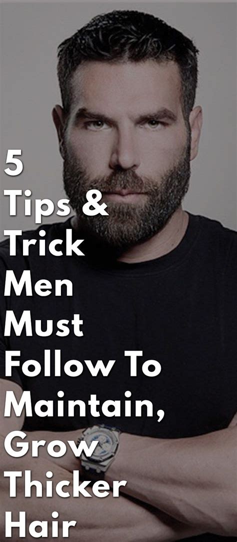 While some people can grow thick beards naturally, others need some help. How Can You Make Your Hair Thicker? 5 Hacks! | Thick hair ...