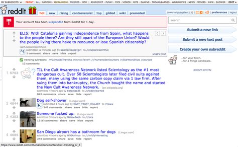 None of us knows where he lives because him and his ex. Reddit Ends Shadowbans, Replaces With Account Suspensions