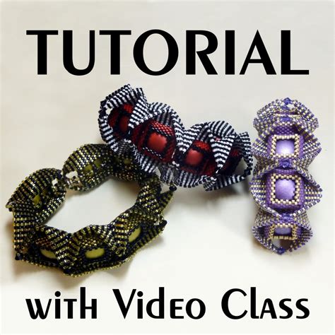 TUTORIAL with Video Class Cathedral Windows Bracelet ...