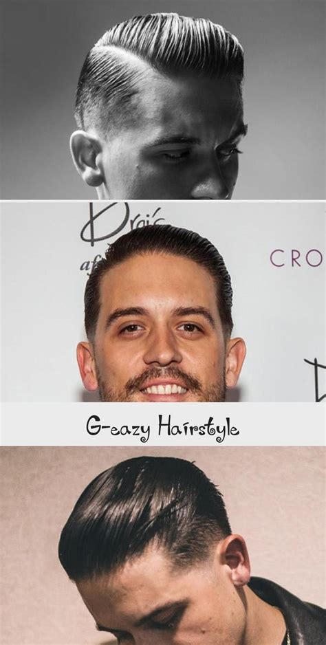 Bay area rapper whose hedonistic rhymes complement his bad boy, rebel image. G-eazy Hairstyle - Pinocchio # geazy #hairstyle ...