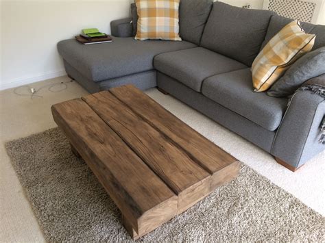 Mix & match accent chairs & accent tables for any space! Bespoke handmade coffee table. Solid oak sleeper table ...