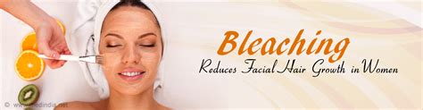 Bleaching is not a method of hair removal, rather it is a method used to make the hair a bit less noticeable, by actually blending the hairs with the skin. Facial Hair Removal and Bleaching - Beauty Tips