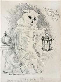 Louis wain's cats and dogs, hardcover (linen edition). Pin by Lisa Marr on Louis Wain art | Louis wain cats, Cats ...