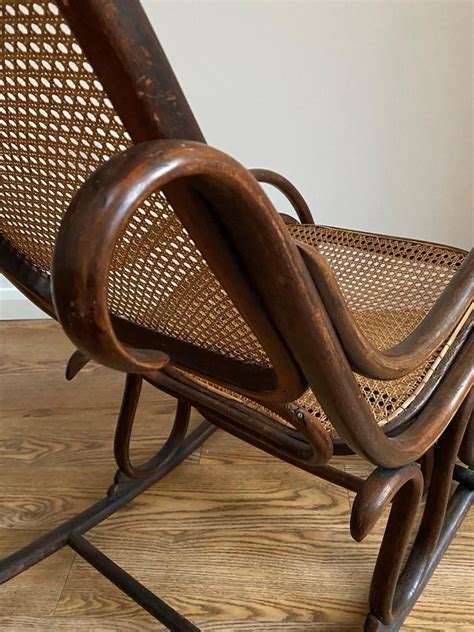 Shop our great selection of cane chairs & save. Victorian Bentwood and Cane Rocking Chair by Thonet For ...