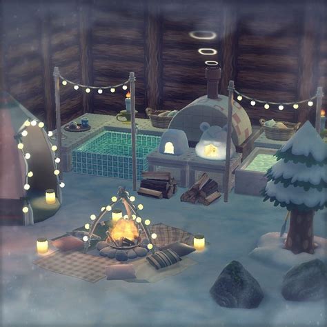 New leaf, according to favorite color and style. Horned Dynastid on Instagram: "🌨️A Hot Bath in the Snow🌨️ ...