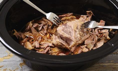 Using 1 ounce of the liquid per injection, repeatedly inject the meat 1 inch apart over the surface of the pork. Winning Winter Crockpot Recipes