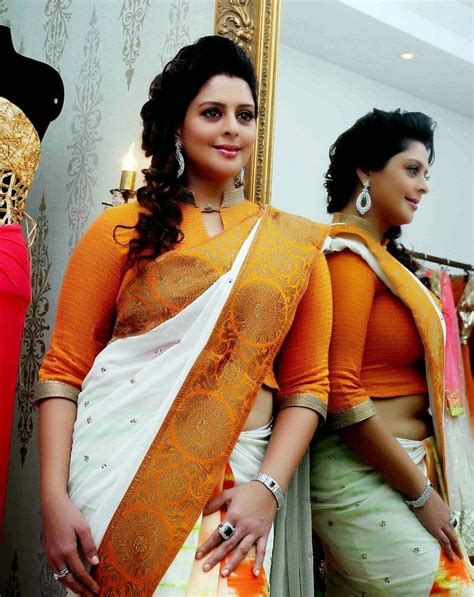 Manjari fadnis rare navel boobs in red saree blouse. Actress Nagma Latest Hot Photos In Saree Side View Blouse ...