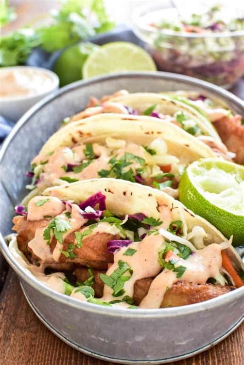 Maybe you would like to learn more about one of these? Baja Fish Tacos | Recipe | Fish tacos, Baja fish tacos ...