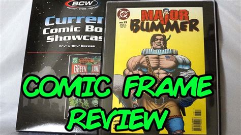 (book #1 of framed!) by james ponti. BCW Comic Book Frame Showcase Review - YouTube