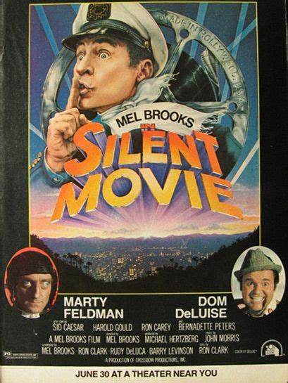 Yönetmen:mel brooks senaryo:mel brooks, ron clark, rudy de luca ülke:abd tür: 1976 Mel Brooks "Silent Movie" Movie Ad | Mel brooks ...