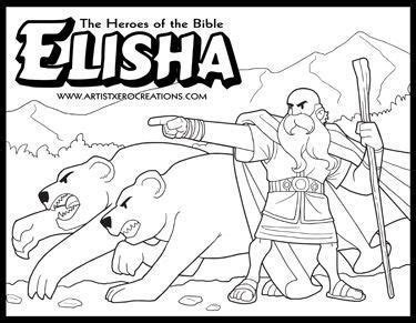 Tractor coloring pages minecraft coloring pages school coloring pages bible coloring pages coloring pages for girls free printable coloring pages coloring books coloring sheets bible story crafts. The Heroes of the Bible Coloring Pages: Elisha (II Kings 2 ...