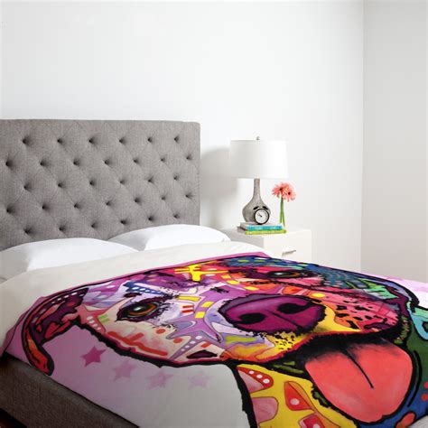 Take 50% off your entire order. DENY Designs Dean Russo Cherish The Pitbull Duvet Cover ...