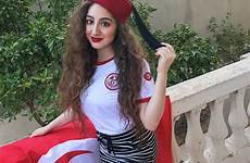 tunisian drapeau tunisienne tunisie femmes