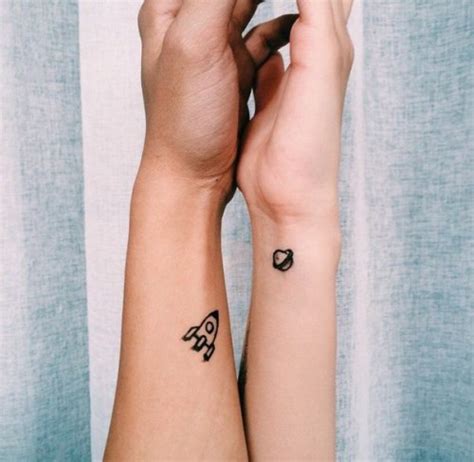 74 couples tattoos that your relationship definitely needs. tiny tattoo on Tumblr