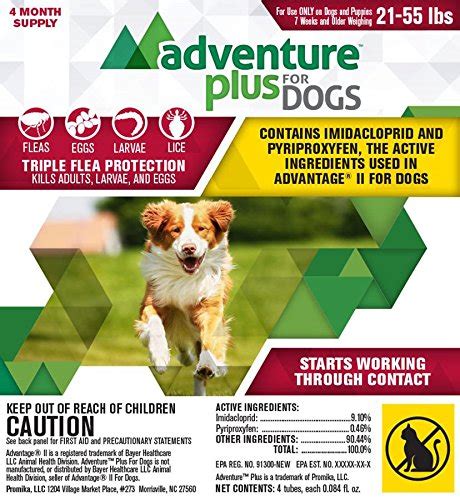 Bravecto kills greater than 98% of active fleas, both adolescent and adult, on your dog within 12 hours. Adventure Plus For Dogs 4pk 21 55lb