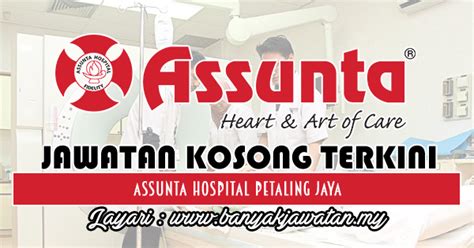 For more information on these vacancies and how to apply, please visit the link below. Jawatan Kosong di Assunta Hospital Petaling Jaya - 29 Ogos ...