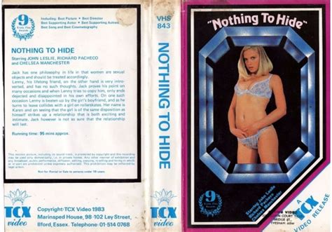 We did not find results for: Nothing to Hide (1981) on TCX (United Kingdom Betamax, VHS ...