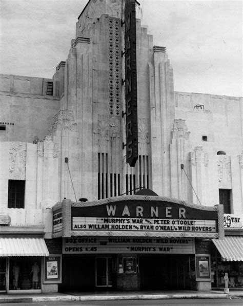 Distributors often require that their film. Art Deco Warner Theater, Pacific Boulevard Huntington Park ...