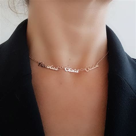 Potresti pensare che il modo migliore per pulire e lucidare l'argento sia compiere dei movimenti. Collana con 3 nomi | Argento 925 | Made in Italy - Moun ...